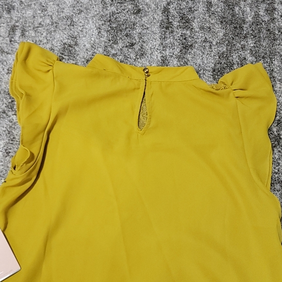 Mustard blouse - Picture 5 of 5